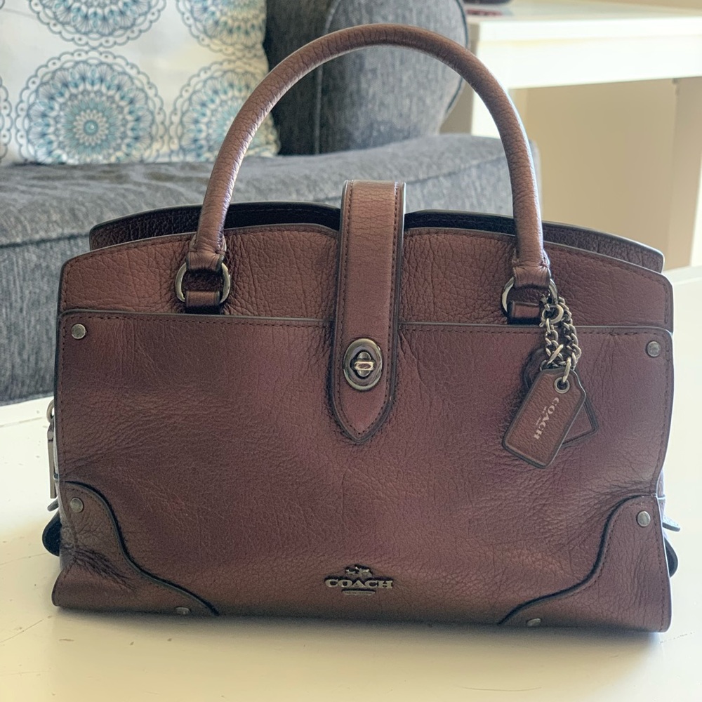 Coach MERCER SATCHEL 24 IN GRAIN LEATHER